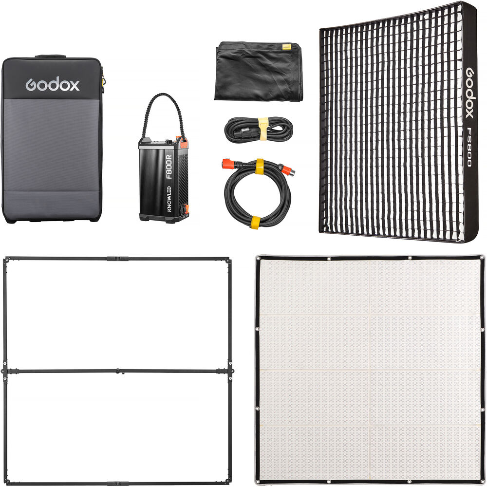 Godox KNOWLED F800R RGB Flexible 4x4 إضاءة 120cm ملونة