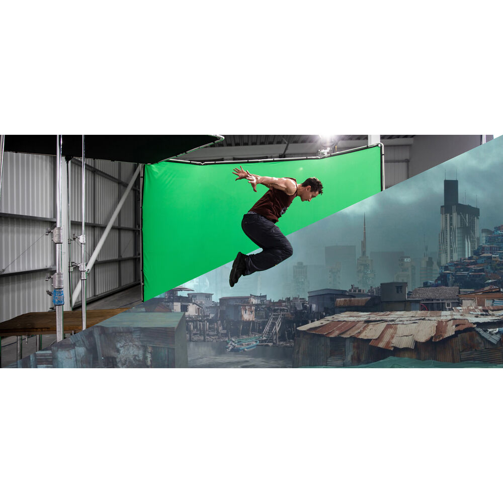 Manfrotto FX Portable Background Kit (Chroma-Key Green, 290x400 CM

