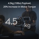 DJI RS 4 Pro Gimbal Stabilizer مانع اهتزاز رونين