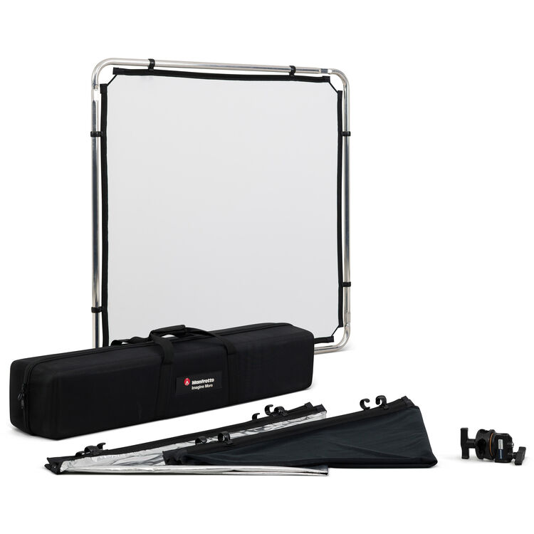 Manfrotto Small Pro Scrim All-in-One Kit 1x1 مانفروتو عاكس