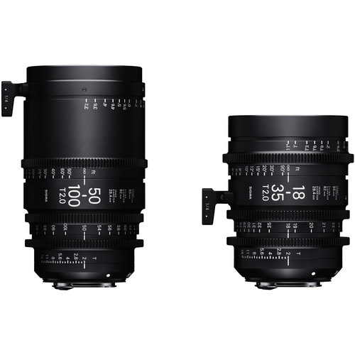 Sigma 18-35mm + 50-100mm T2.0 EF Mount سيقما السينمائية