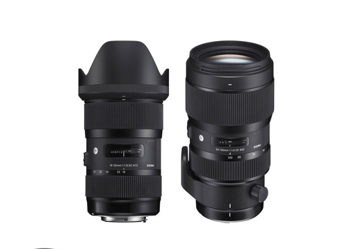 Sigma18-35mm + 50-100mm F1.8 EF Mount